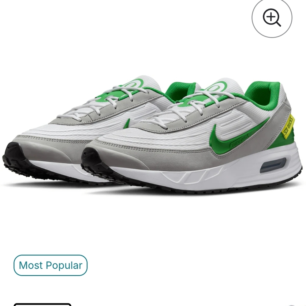 Nike Sneakers in Green and Gray